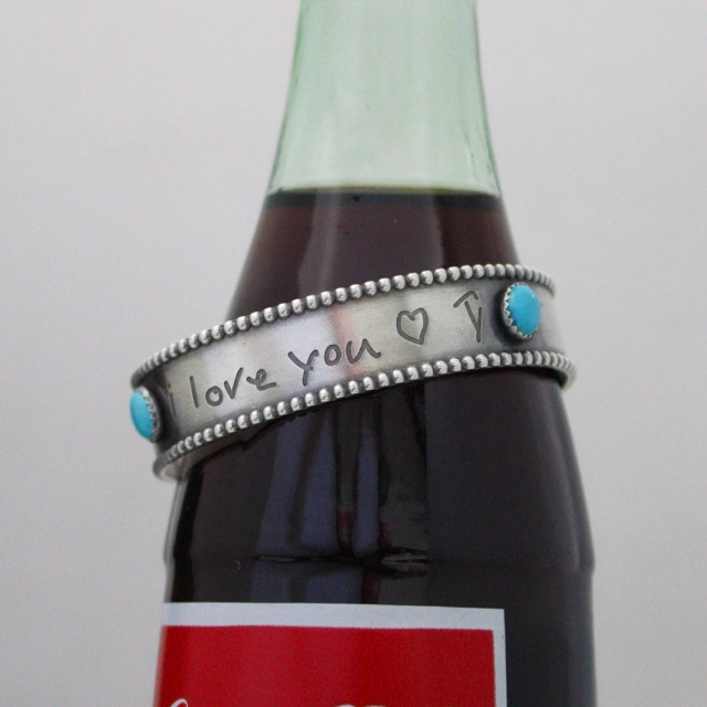 “Write This Down” Handwriting Cuff