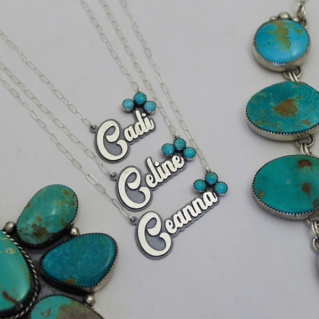 Retro Name Necklace